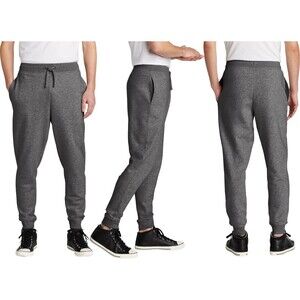 Victorious Men's Comfortable Fit Soft Fleece Jogger Sweatpants Gray L
